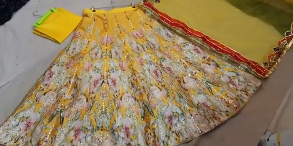 beautiful Lehenga factory Price 7000 Mehndi Mayon Party ware new Arrival 2022 Digital H 4 Lehenga