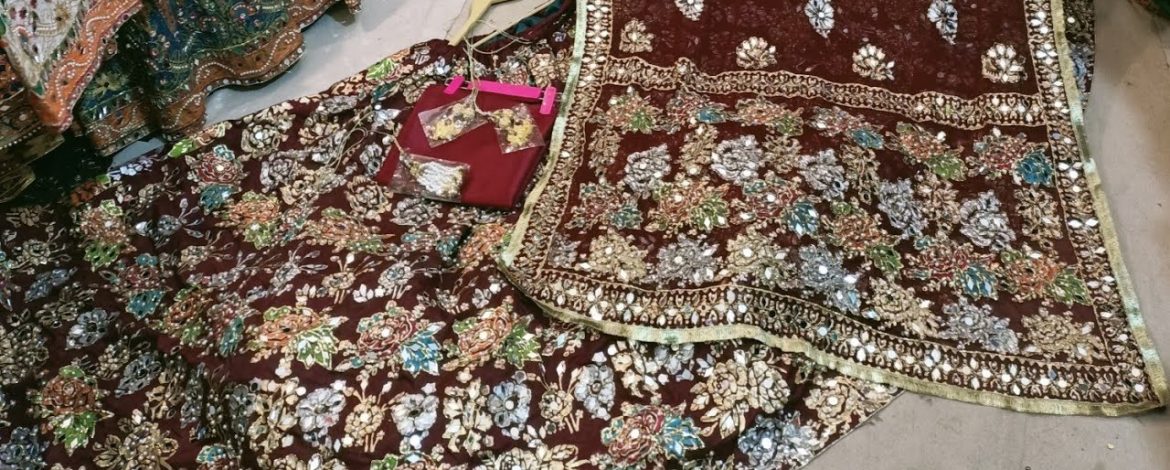 Block Printing Special Pakistani Designers Lehenga New Arrival